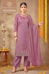 Noorain By Vinay Kuleesh Gold Silk Salwar Kameez 
